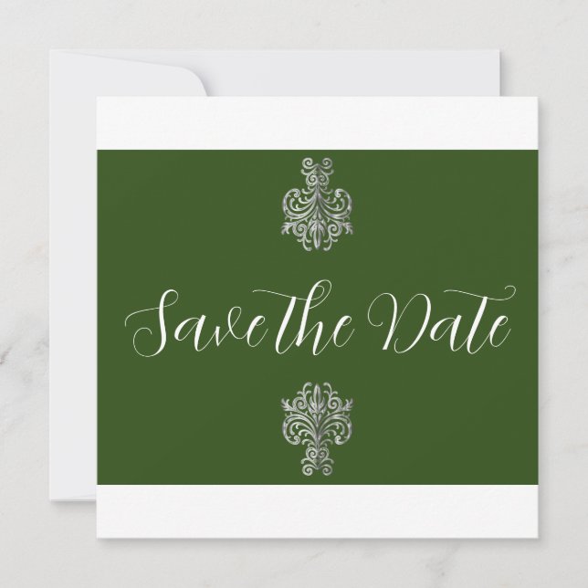 Zwei Farben Save The Date (Vorderseite)