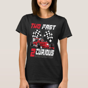 Zwei Fast 2 Neugierige Happy 2. Geburtstag Boy Dec T-Shirt