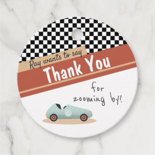 Zwei Fast Car Thema Einzigartig Gelb Rot Schwarz E Geschenkanhänger