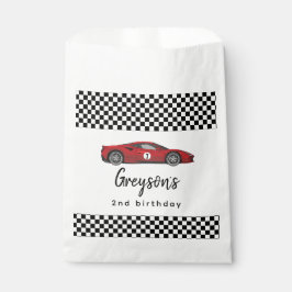 Zwei Fast Race Car Boy 2. Geburtstag Party Geschenktütchen