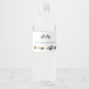 Zwei Fast-Wasser-Flaschenetikett Wasserflaschenetikett