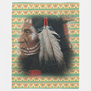 Zwei Feathers Fleecedecke