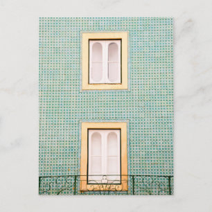 Zwei Fenster Postkarte