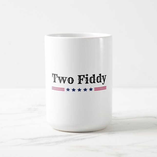 Zwei Fiddy USA Sestercentennial Kaffeetasse (Mittel)