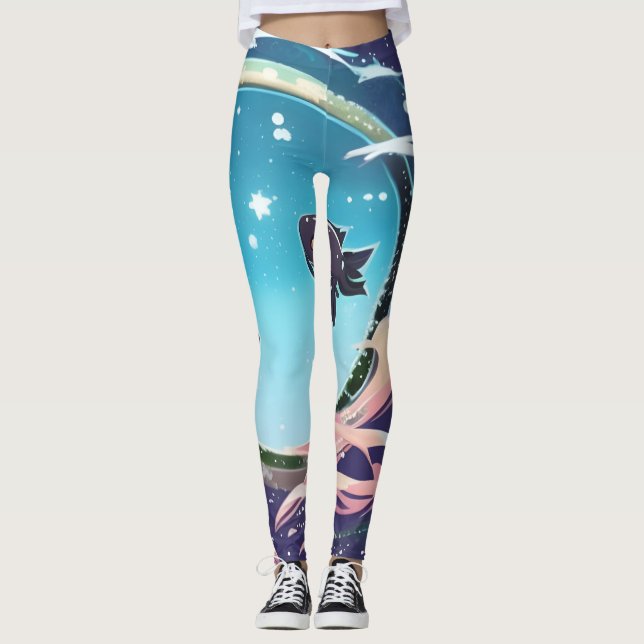 Zwei Fische Leggings (Vorderseite)