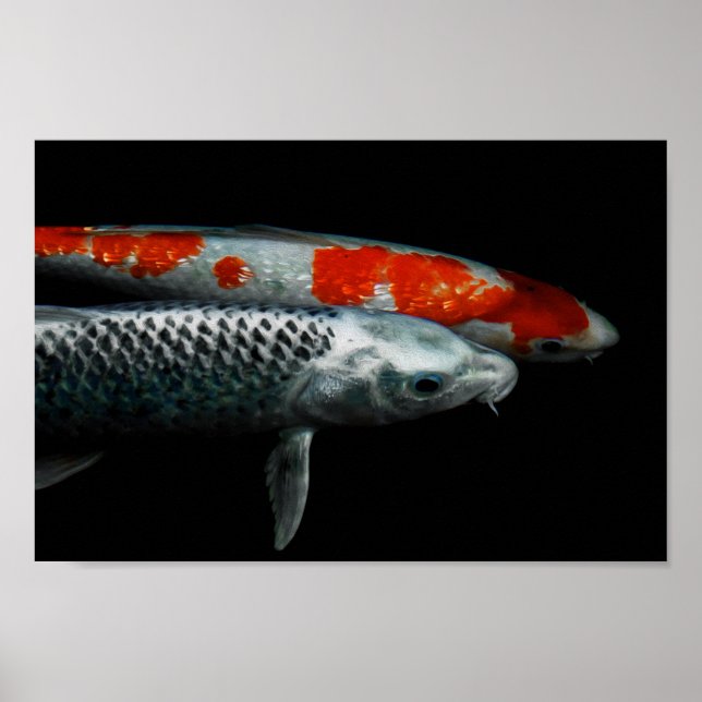 Zwei Fische Poster (Vorne)