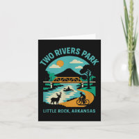 Zwei Flüsse Park in Little Rock, Arkansas, Bridge