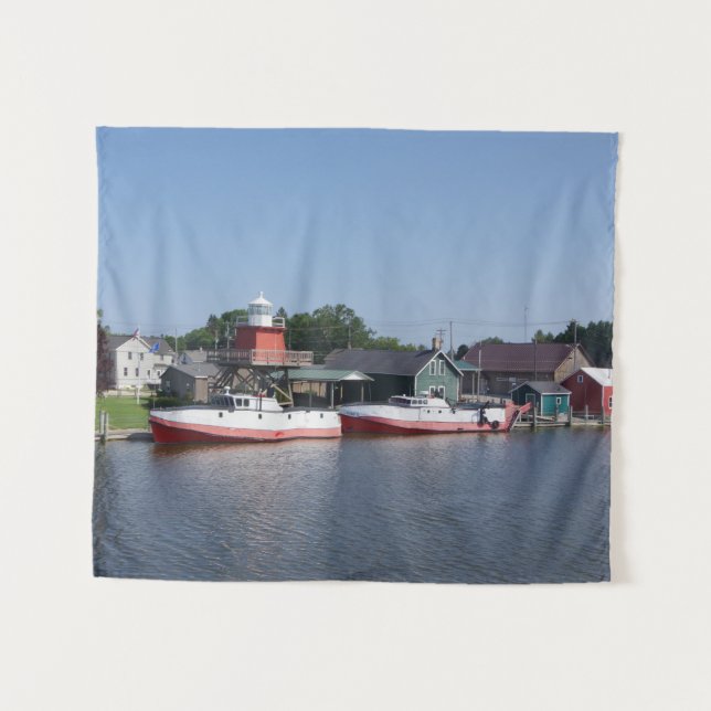 Zwei Flüsse, Wandteppiche aus Wisconsin (Vorderseite (Horizontal))