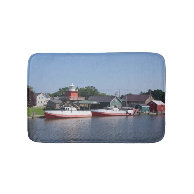 Zwei Flüsse, Wisconsin Badematte (Vorderseite)
