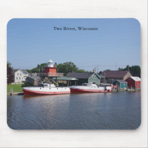Zwei Flüsse, Wisconsin Mousepad
