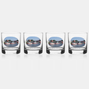 Zwei Flüsse, Wisconsin Whiskyglas