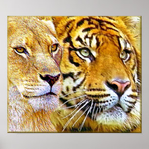 Zwei fokussierte_Poster Poster