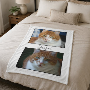 Zwei Foto Fleece Blanket