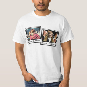 Zwei Foto-Montage-Snapshot-Collage T-Shirt