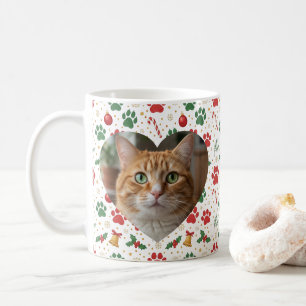 Zwei-Foto-personalisierter Weihnachts-Tassen für H Kaffeetasse