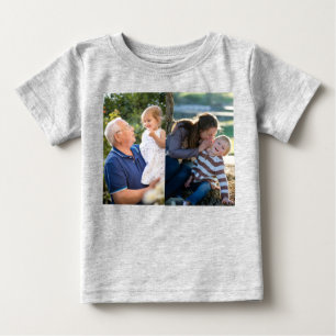 Zwei Fotos Erstellen Sie Ihr eigenes Foto Baby T-shirt