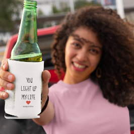 Zwei Fotos | Happy Valentines Day | Romantisches Z Dosenkühler