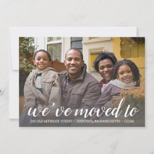 Zwei Fotos Wir haben Skriptänderungen verschoben Ankündigung