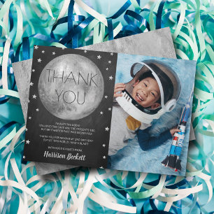 Zwei Fotos zum 2. Geburtstag Dankeskarte