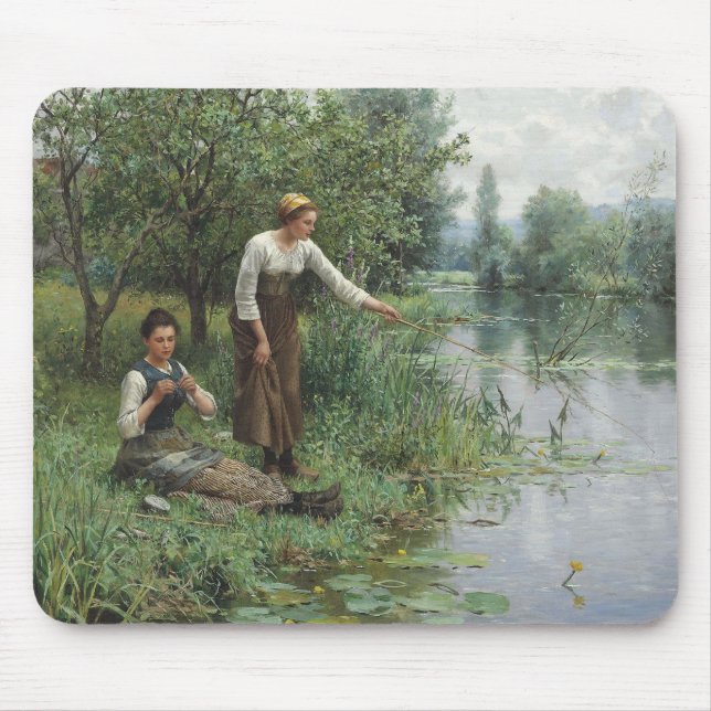 Zwei Frauen, die durch Ritter Daniels Ridgway Mousepad (Vorne)