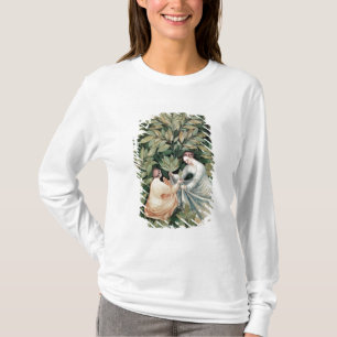 Zwei Frauen, die Salbei, von 'Tacuinum auswählen T-Shirt