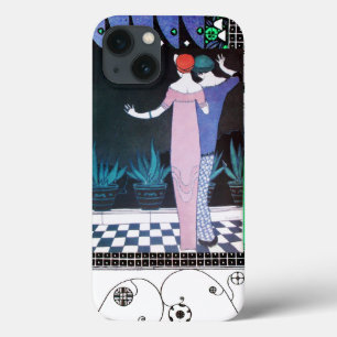 ZWEI FRAUEN IN DER NACHT Art Deco Schönheit Mode iPhone 13 Hülle