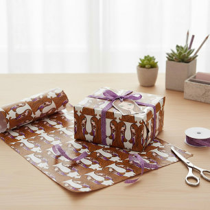 Zwei Frauen-Umschlagpapier Geschenkpapier