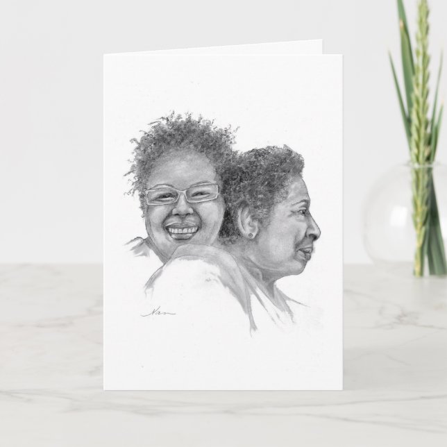 Zwei Freunde für immer Karte (Vorderseite)