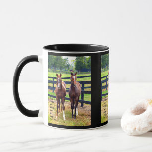 Zwei Freunde mit Sprichwörtern 18:24 Tasse