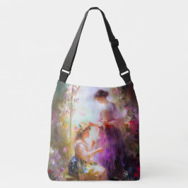 Zwei Freunde Tragetaschen Mit Langen Trägern