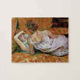 Zwei Freunde von Henri de Toulouse-Lautrec Puzzle