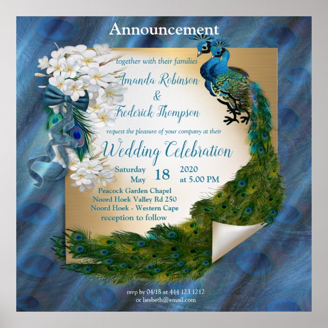 Zwei Friedenstruppen auf grün grüner Seide Poster (Vorne)