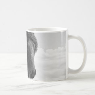 Zwei friesische Stallions. Tasse