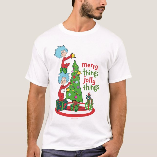 Zwei fröhliche Dinge, die sich in den Jolly-Dingen T-Shirt (Vorderseite)