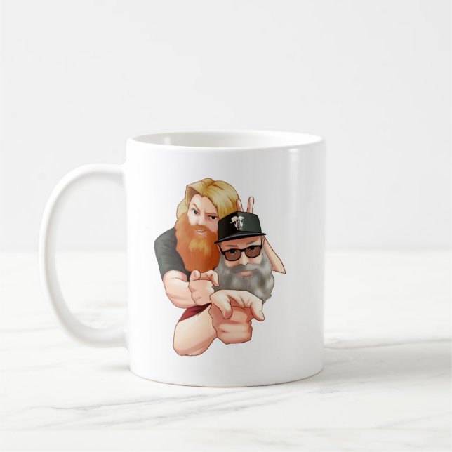 Zwei Frothy Beards Anime-Tasse Kaffeetasse (Links)