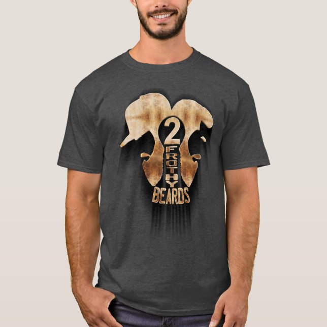 Zwei Frothy Beards-Logo T-Shirt (Vorderseite)