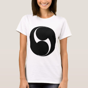 Zwei gegen den Uhrzeigersinn verlaufende Wirbel (S T-Shirt