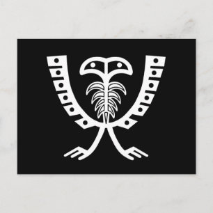 Zwei gehackter Weißadler Postkarte