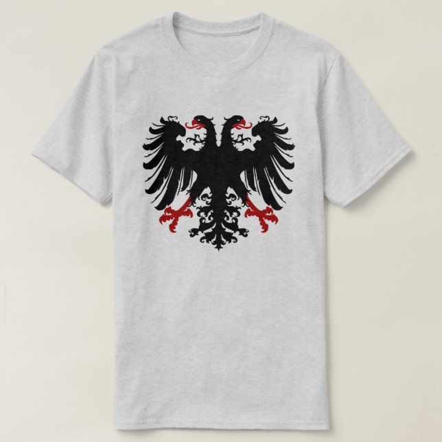 Zwei gehärtete Adler T-Shirt (Design vorne)