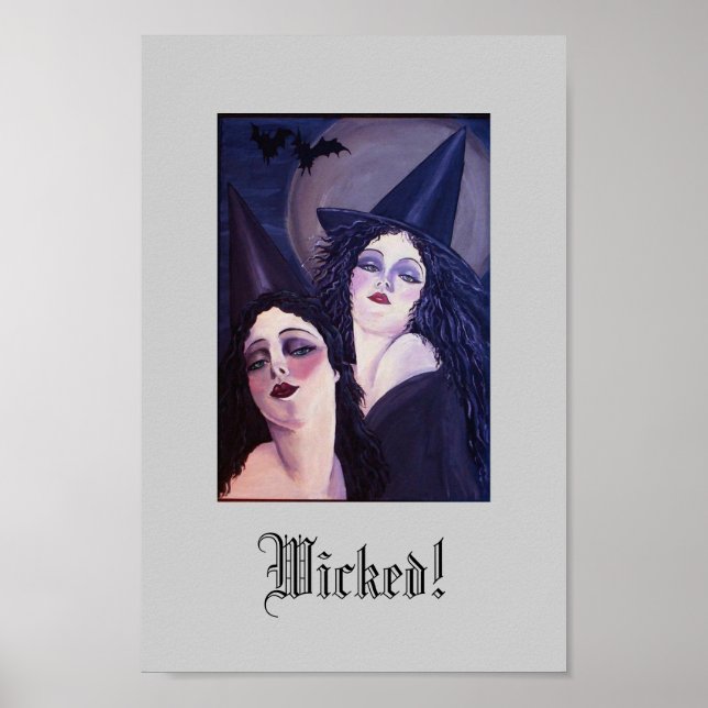 Zwei geheftete Hexen Poster (Vorne)