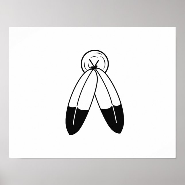 Zwei-Geist-Flagge Poster (Vorne)