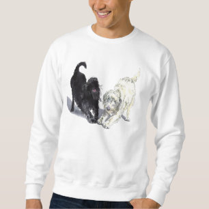 Zwei Gekritzel-Sweatshirt Sweatshirt