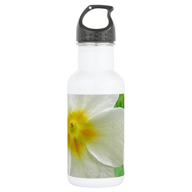 Zwei gelbe Primerosen Trinkflasche (Vorderseite)