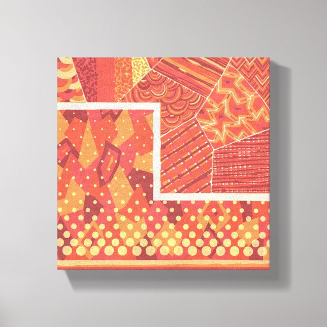 Zwei geometrische Formen Compositionen Art Canva P Leinwanddruck (Vorderseite)