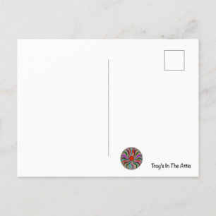 Zwei Gesichter Postkarte