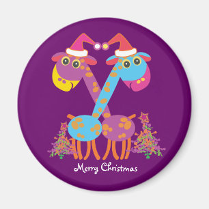 Zwei Giraffen Magnet