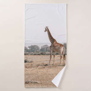 ZWEI GIRAFFES BADEHANDTUCH
