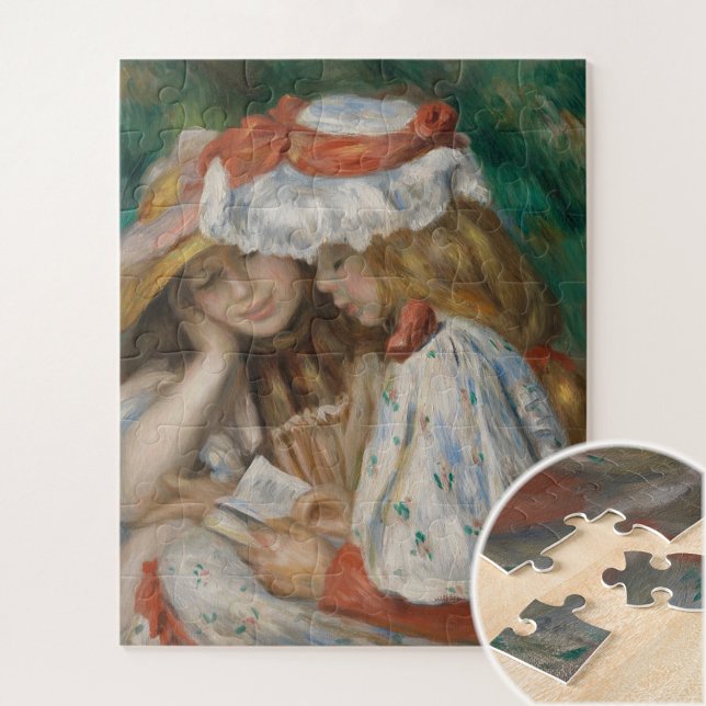 Zwei Girls Reading, Auguste Renoir Art Puzzle (Von Creator hochgeladen)