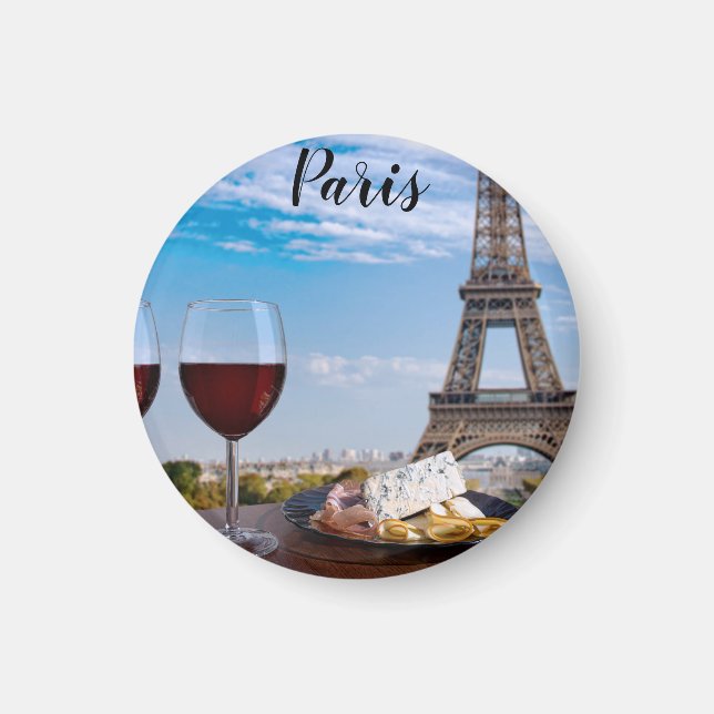 Zwei Gläser Wein im Café von Paris Magnet (Vorne)