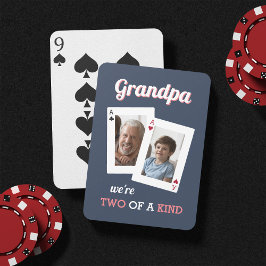Zwei gleich | Opa & Child Foto Spielkarten